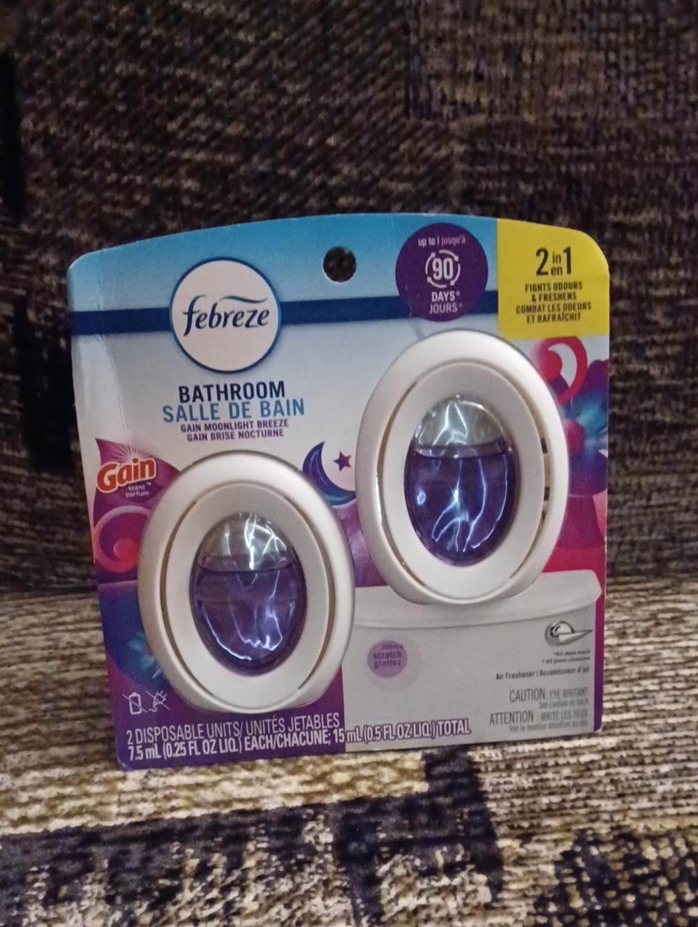 4/$30 New Febreze Bathroom Air Freshener - Gain Moonlight Breeze - Sealed 2 Pack